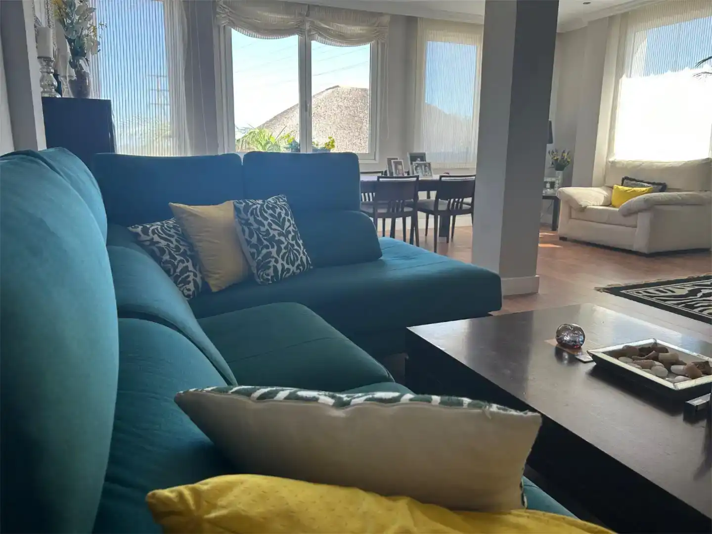 Sala de estar de Piso en venta en Málaga con Aire acondicionado, Jardín privado y Parquet