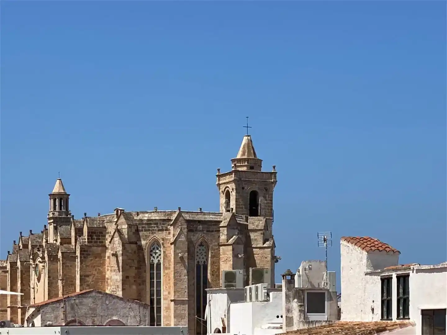 Vista exterior de Casa adosada en venta en Ciutadella de Menorca