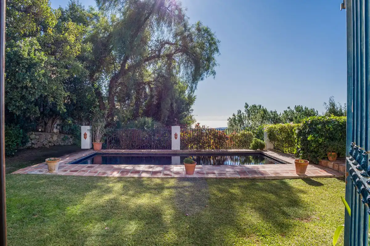 Jardín de Casa o chalet en venta en Marbella con Terraza y Piscina