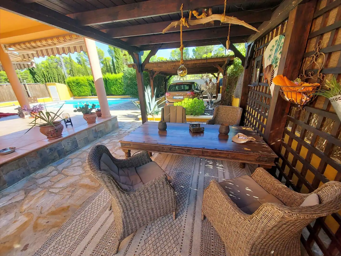 Terraza de Casa o chalet en venta en Calasparra con Jardín privado y Piscina