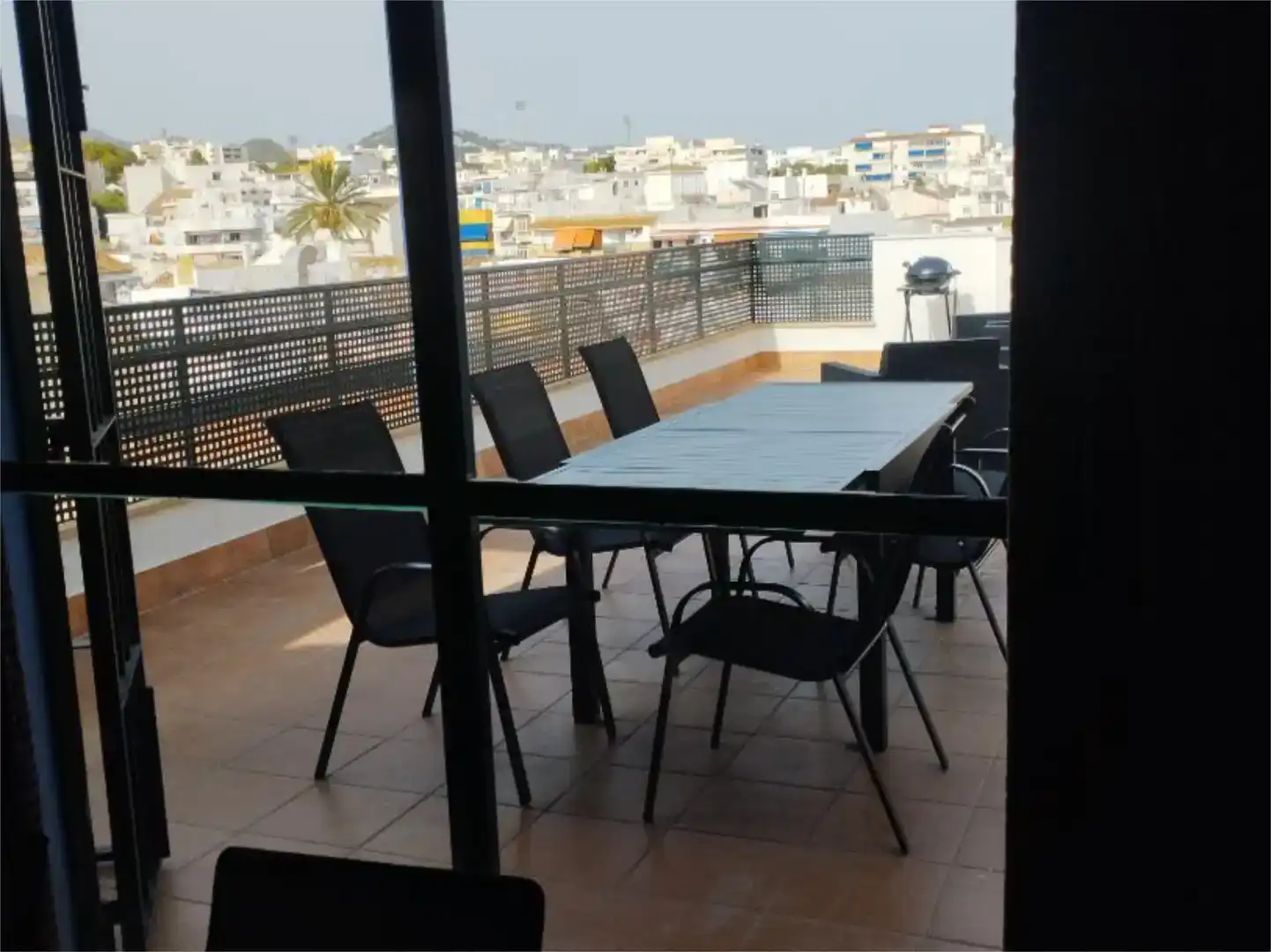 Terrace of Flat for rent in Marbella  with Air Conditioner and Furnished