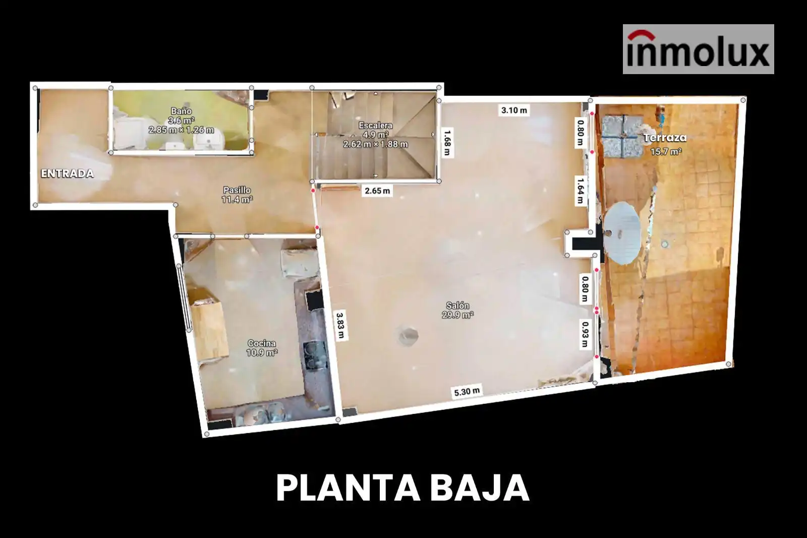 Casa adosada en venda en Tibi amb Aire condicionat, Calefacció i Terrassa