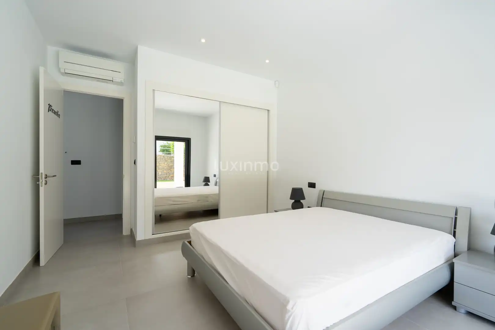 Schlafzimmer von Haus oder Chalet zum Verkauf in Altea mit Klimaanlage, Heizung und Terrasse