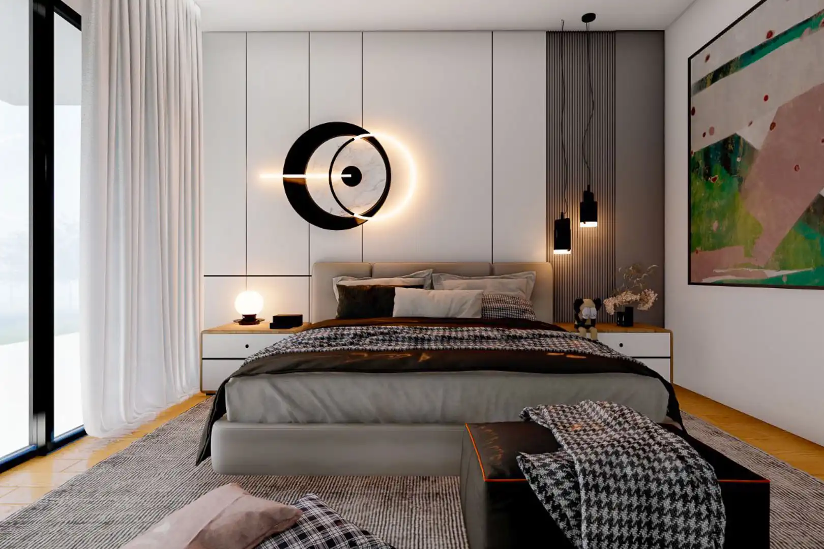 Bedroom of Houses for sale in Pedreguer  with Heating, Terrace and Swimming Pool