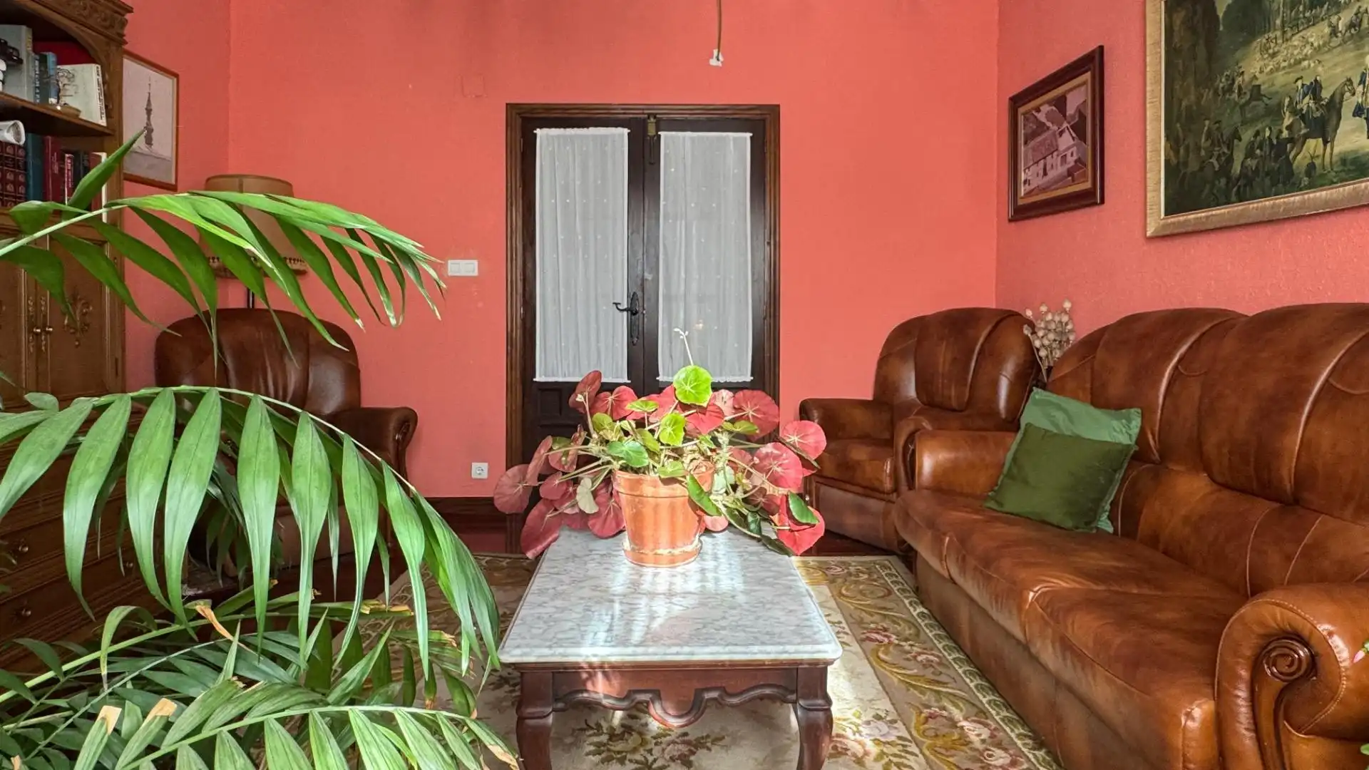 Sala de estar de Finca rústica en venta en Baños de Rioja con Calefacción, Jardín privado y Terraza