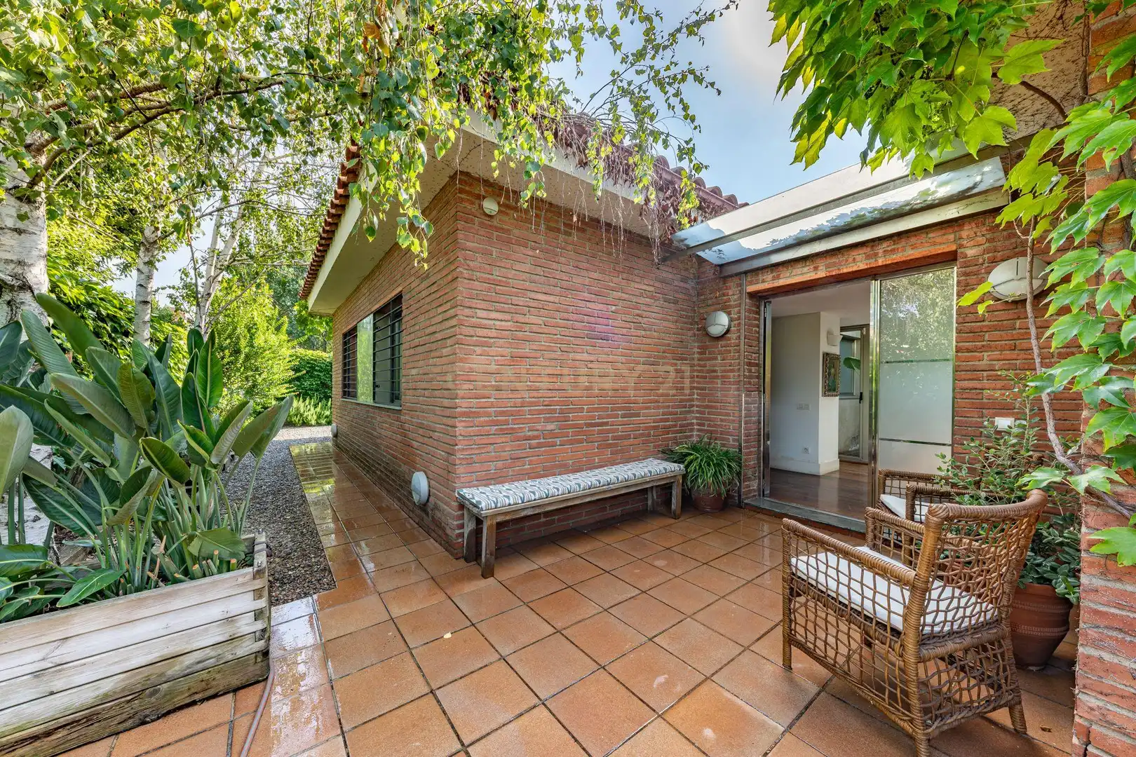 Garden of Houses for sale in Sant Cugat del Vallès