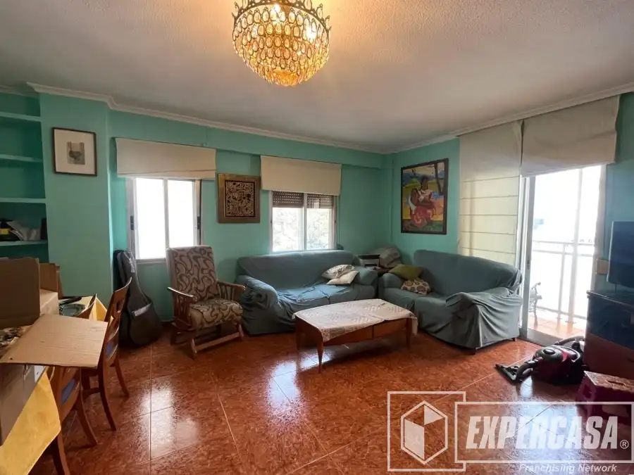 Sala de estar de Piso en venta en Valencia con Aire acondicionado y Terraza