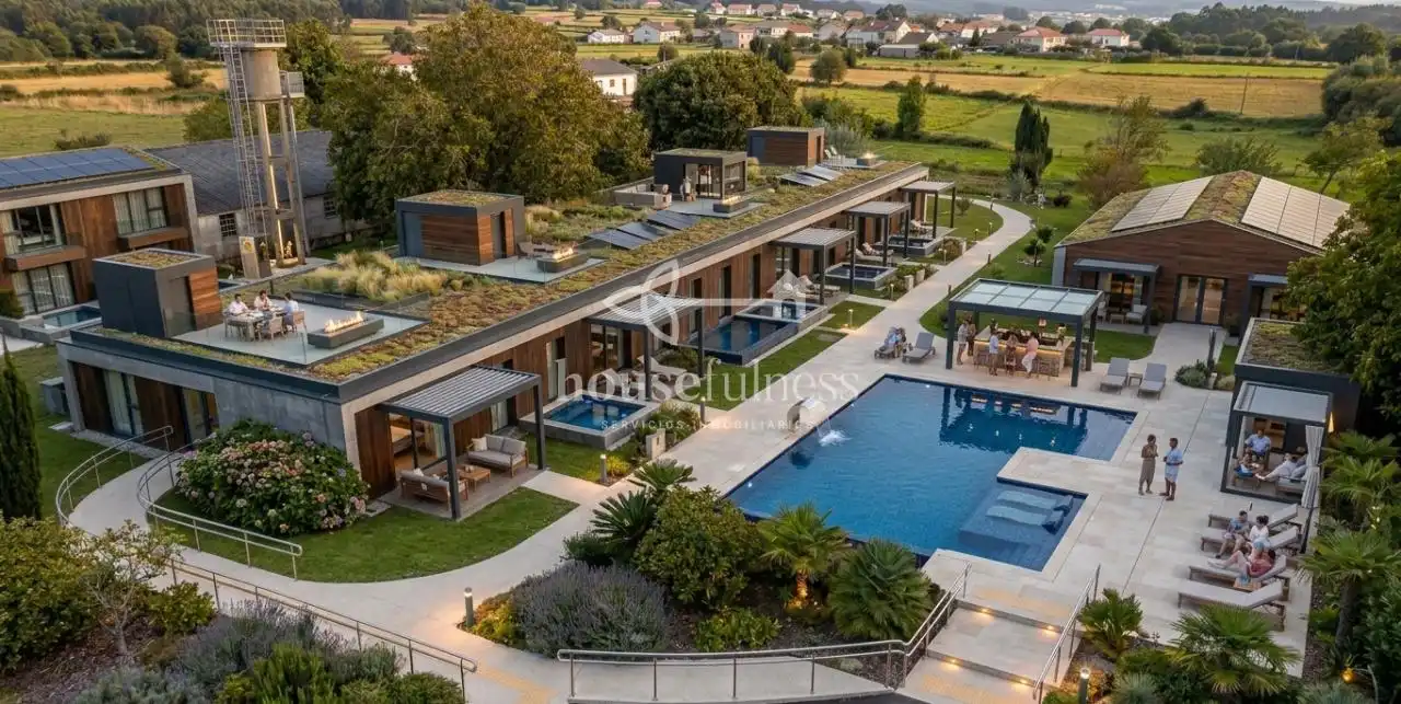 Terrassa de Casa o xalet en venda en San Sadurniño amb Calefacció, Jardí privat i Terrassa