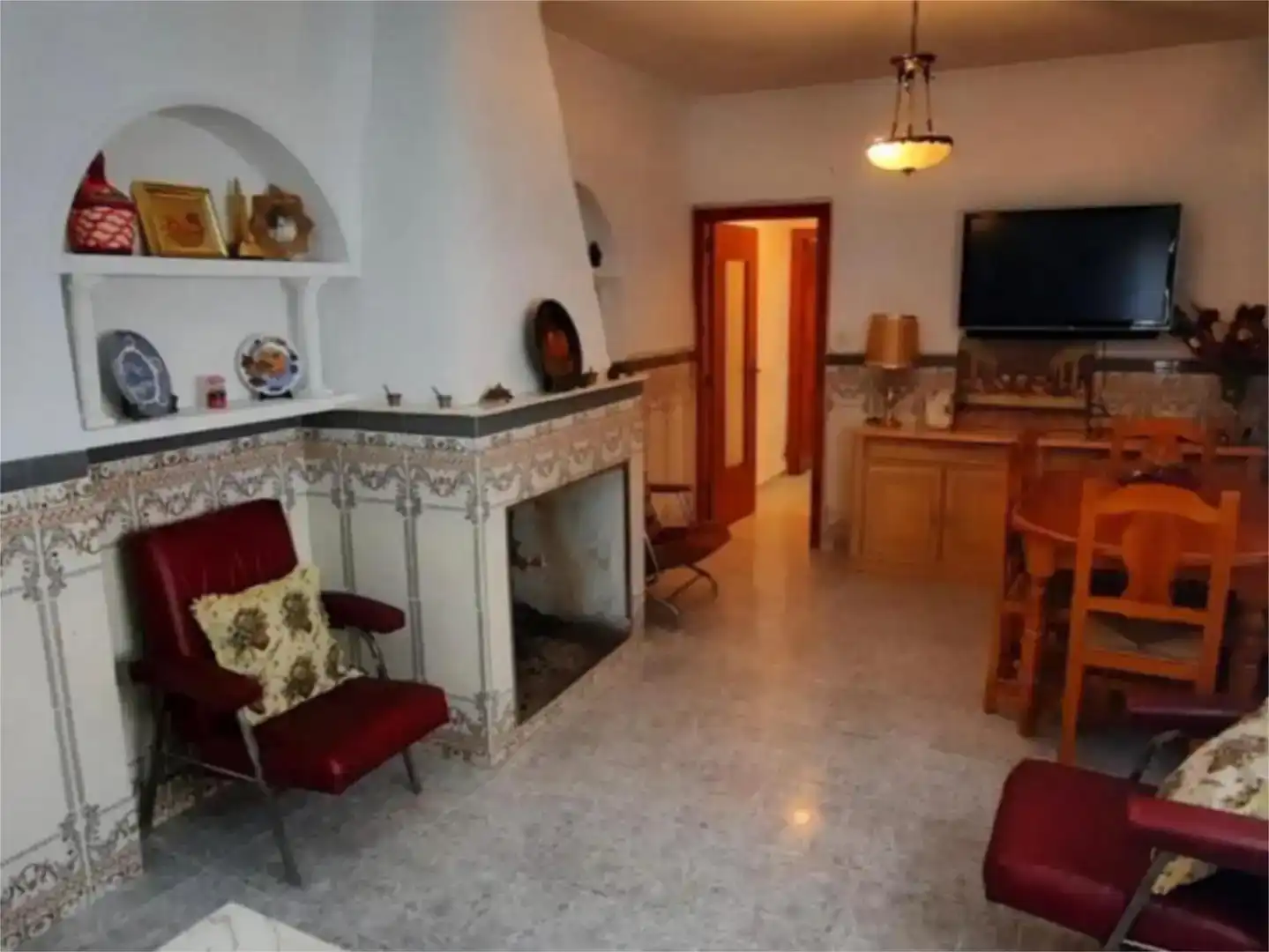 Sala de estar de Piso en venta en Montealegre del Castillo, Albacete