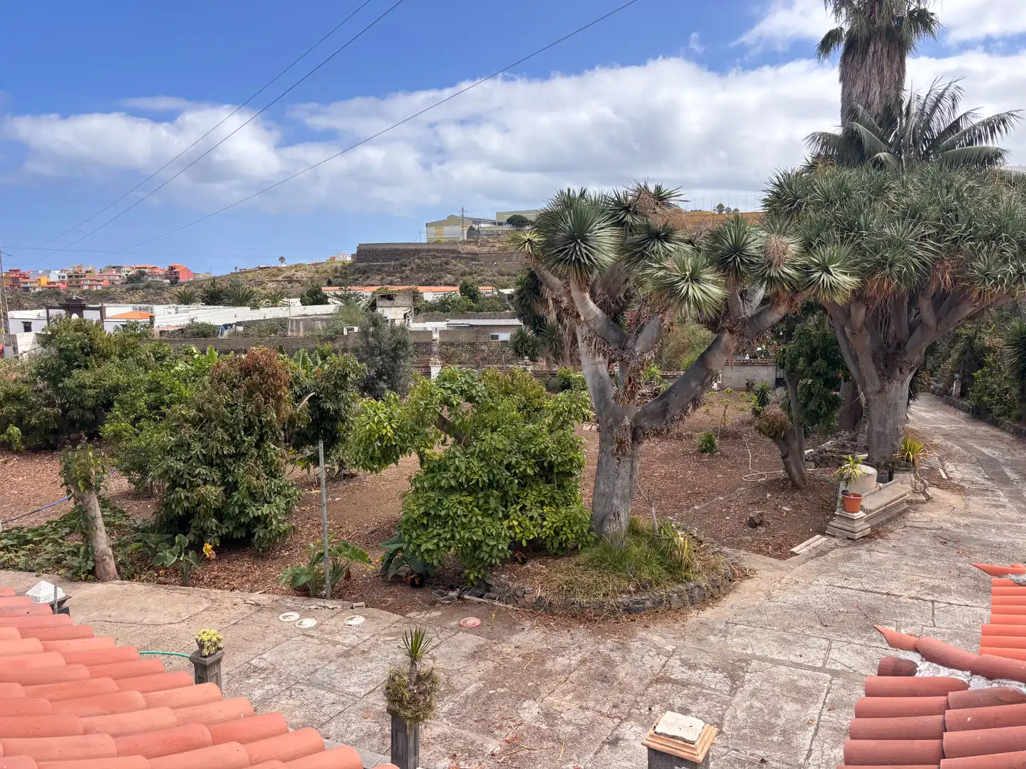 Vista exterior de Casa o xalet en venda en Icod de los Vinos amb Jardí privat, Terrassa i Traster