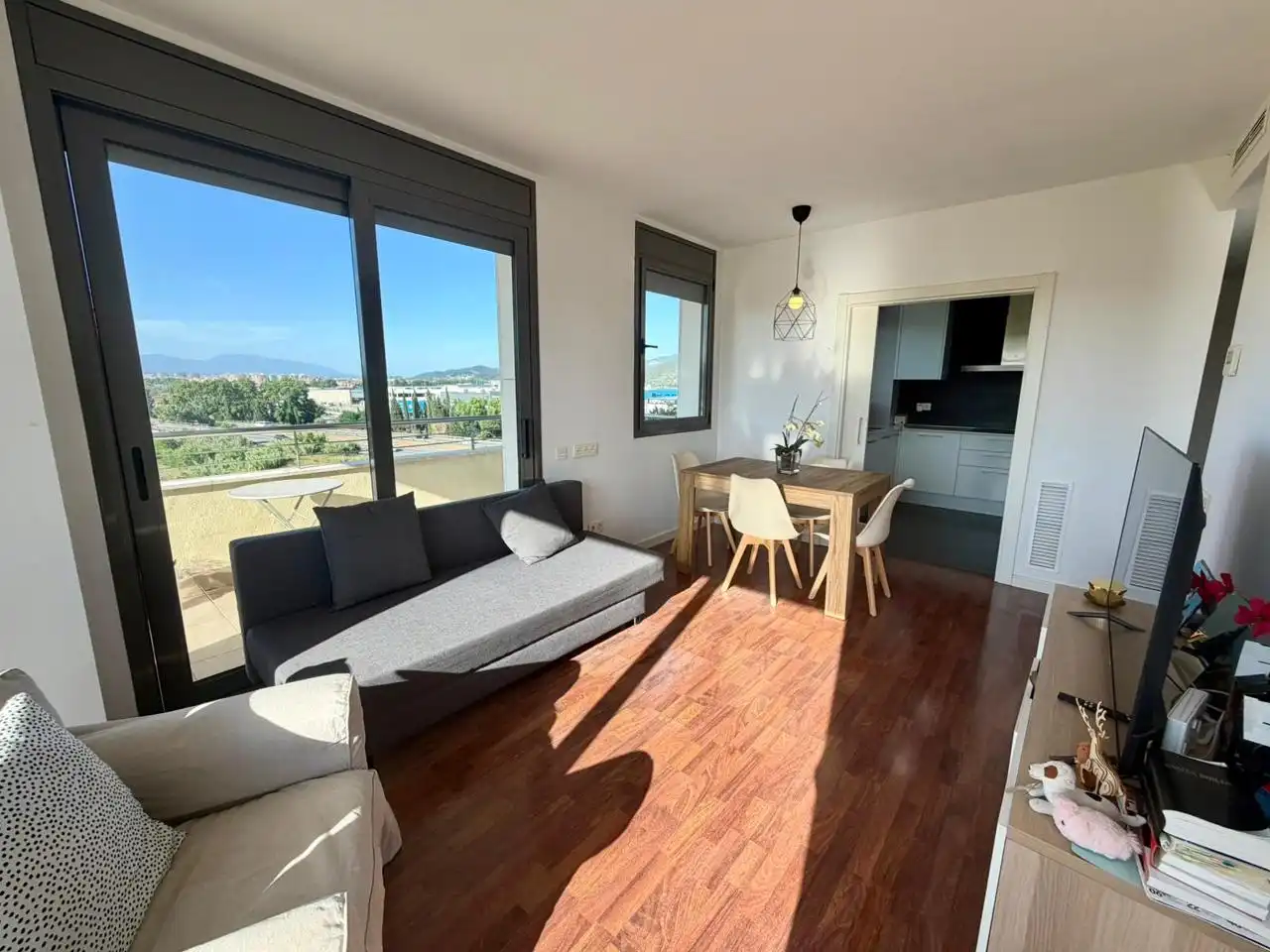 Sala de estar de Piso en venta en Montcada i Reixac con Aire acondicionado, Calefacción y Parquet