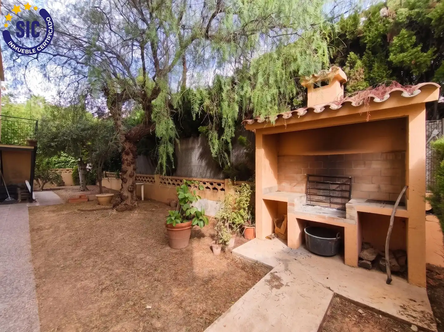 Jardín de Casa adosada en venta en Benicasim / Benicàssim con Terraza y Piscina comunitaria