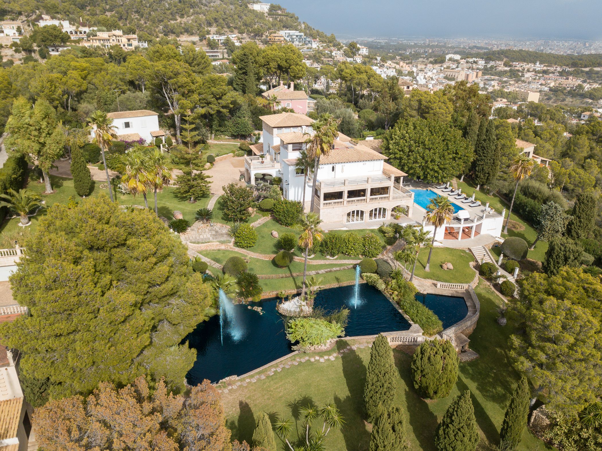 Jardí de Casa o xalet en venda en  Palma de Mallorca amb Aire condicionat i Piscina
