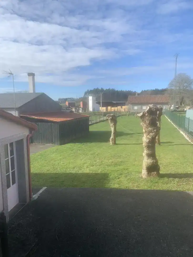 Vista exterior de Piso en venta en Aranga con Jardín privado, Trastero y Amueblado