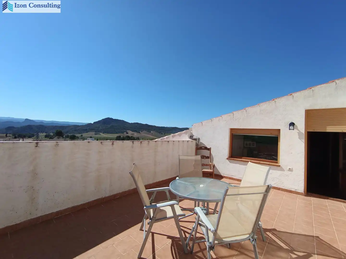 Terrassa de Casa o xalet en venda en Elche de la Sierra amb Calefacció, Jardí privat i Terrassa