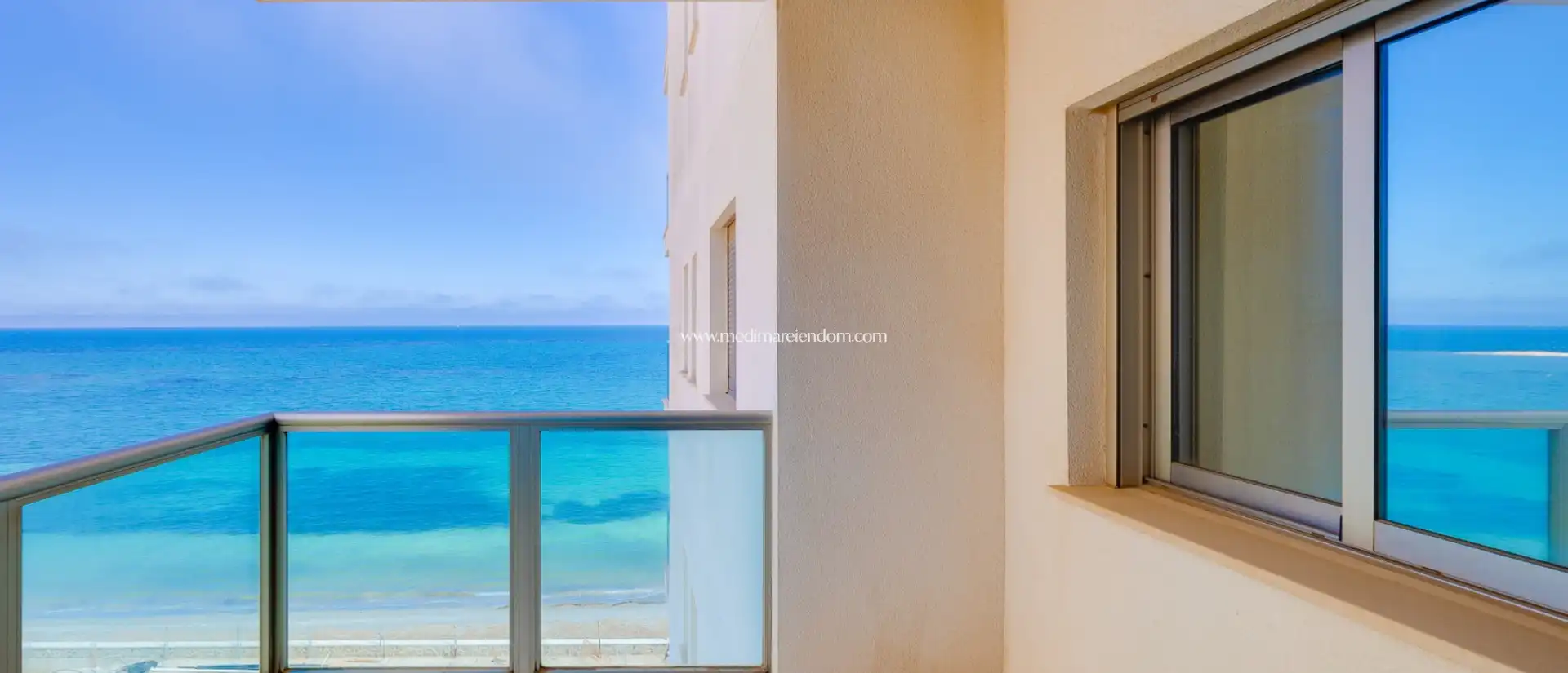 Balcony of Duplexes for sale in La Manga del Mar Menor  with Air Conditioner, Heating and Private garden
