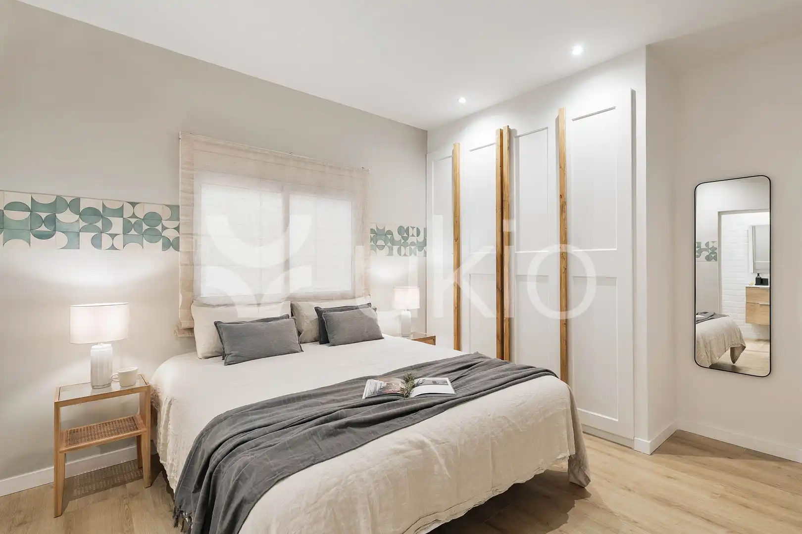 Habitación de Apartamento de alquiler en Barcelona con Aire acondicionado, Amueblado y Horno