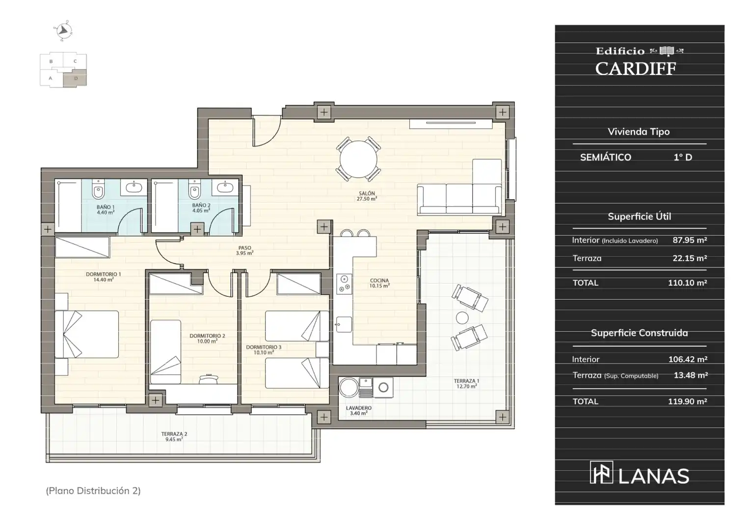 Piso en venta en Murcia con Aire acondicionado, Calefacción y Parquet