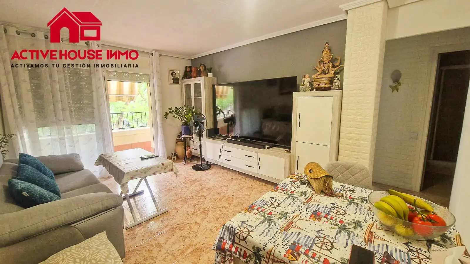 Living room of Flat for sale in La Ràpita  with Heating, Terrace and Storage room