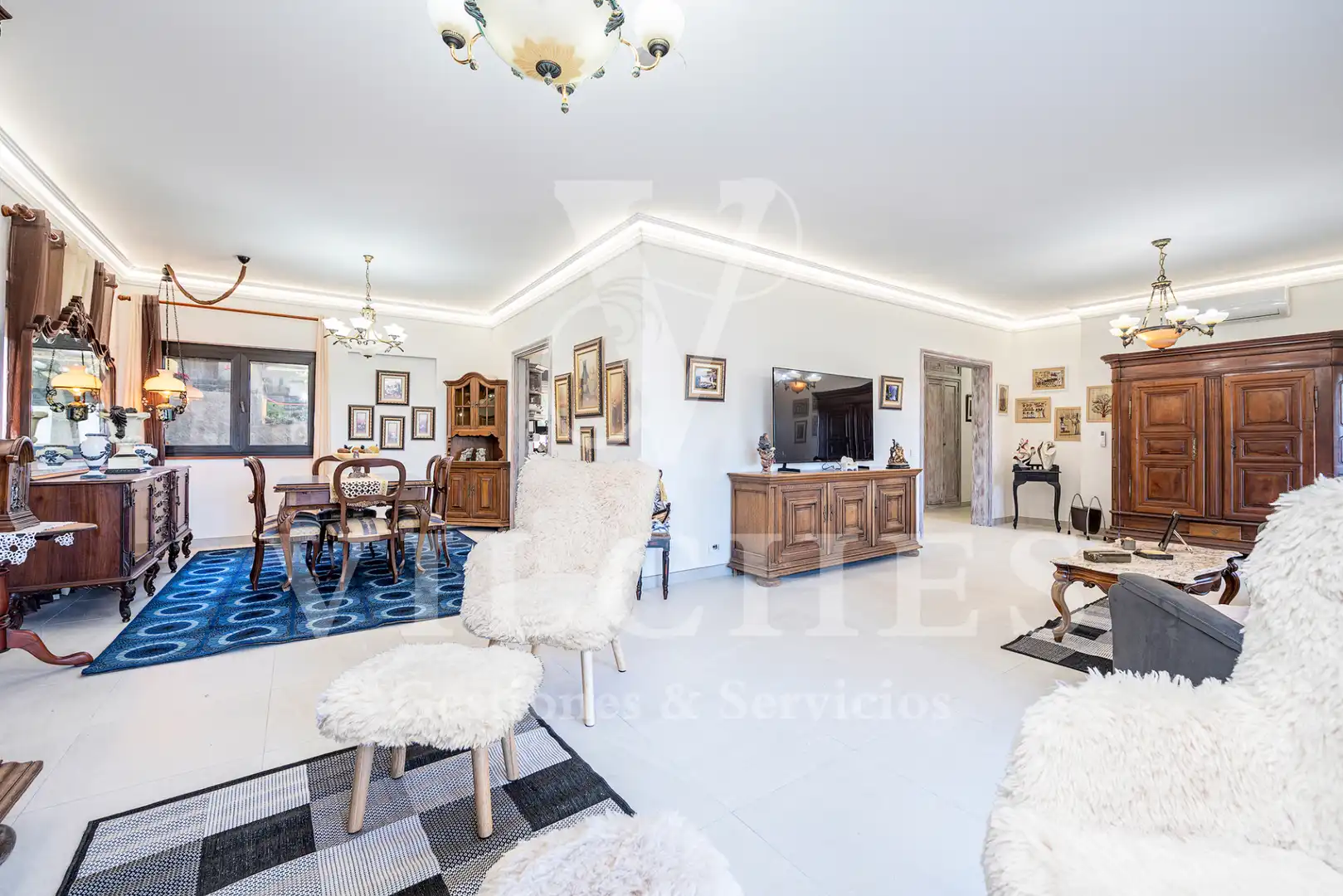 Sala d'estar de Casa o xalet en venda en Santa Brígida amb Jardí privat, Terrassa i Traster