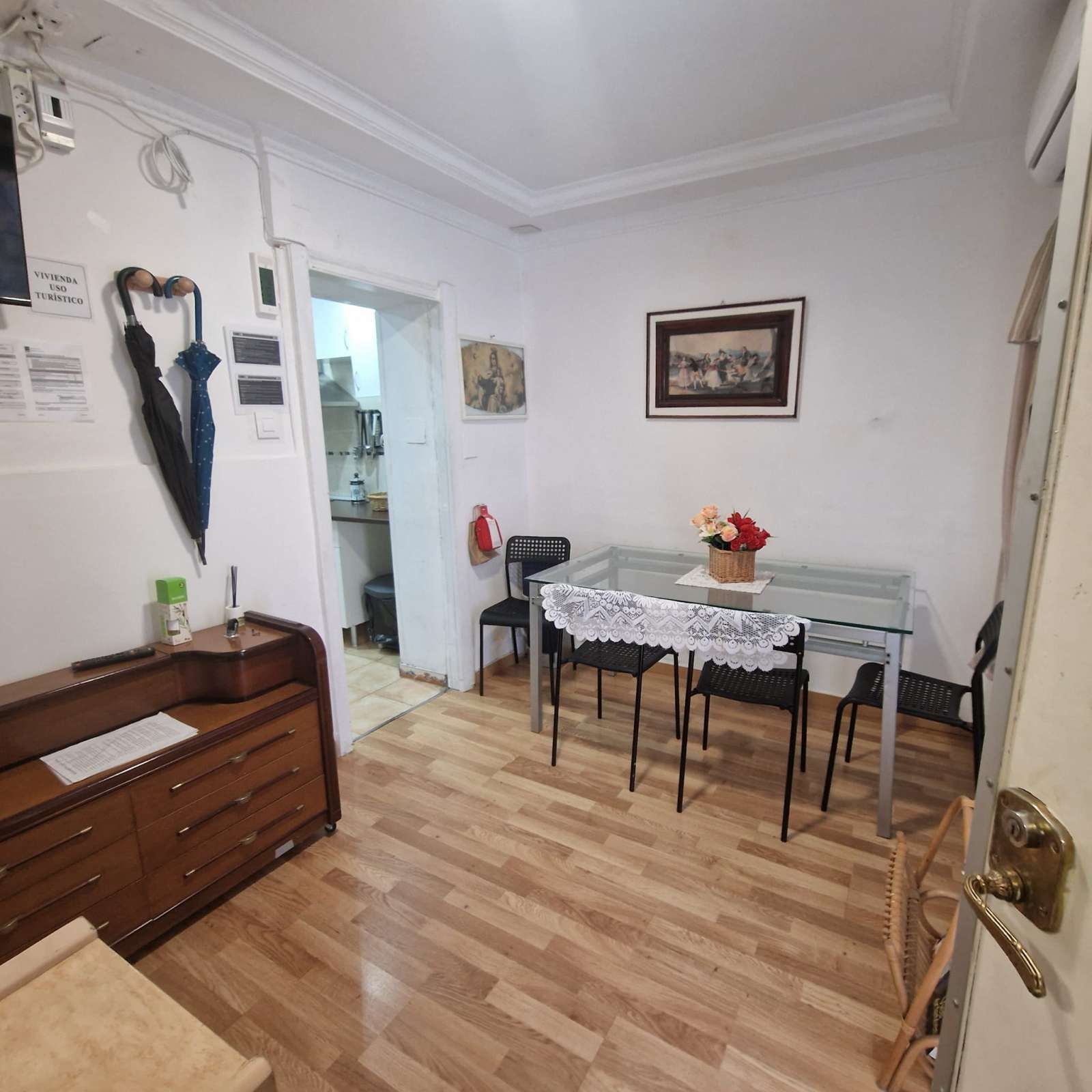 Menjador de Apartament per a compartir en San Sebastián de los Reyes amb Aire condicionat, Calefacció i Terrassa