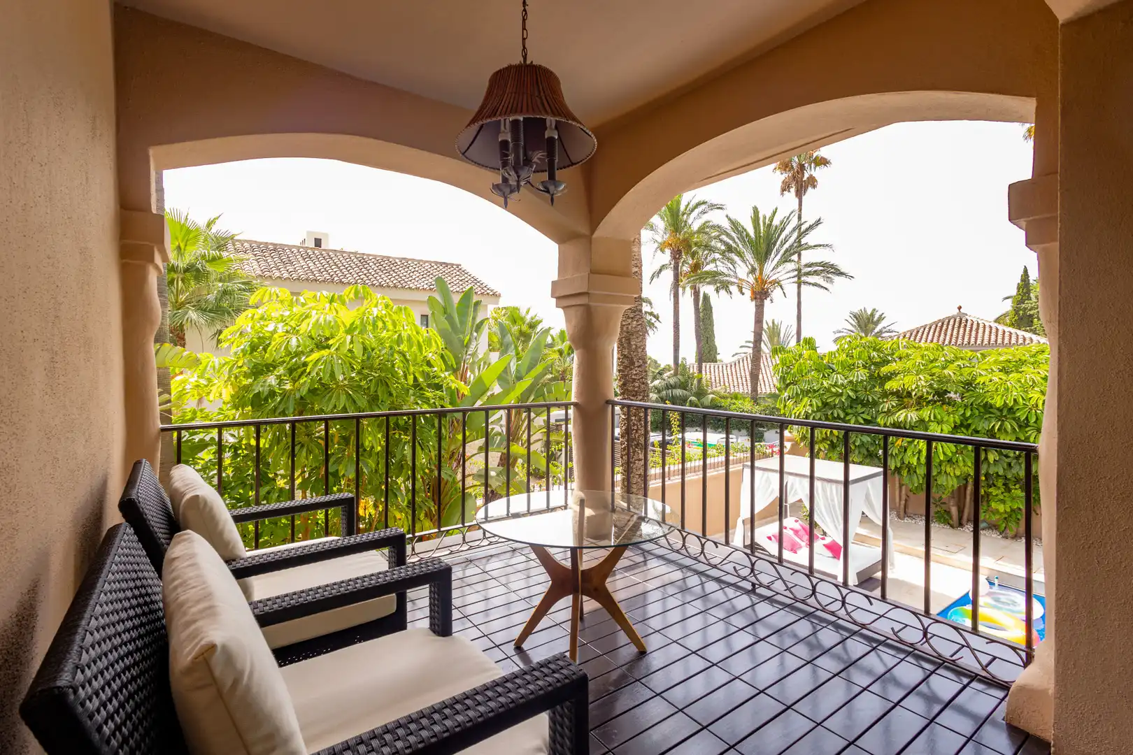Terrassa de Casa o xalet en venda en Marbella amb Aire condicionat, Jardí privat i Terrassa