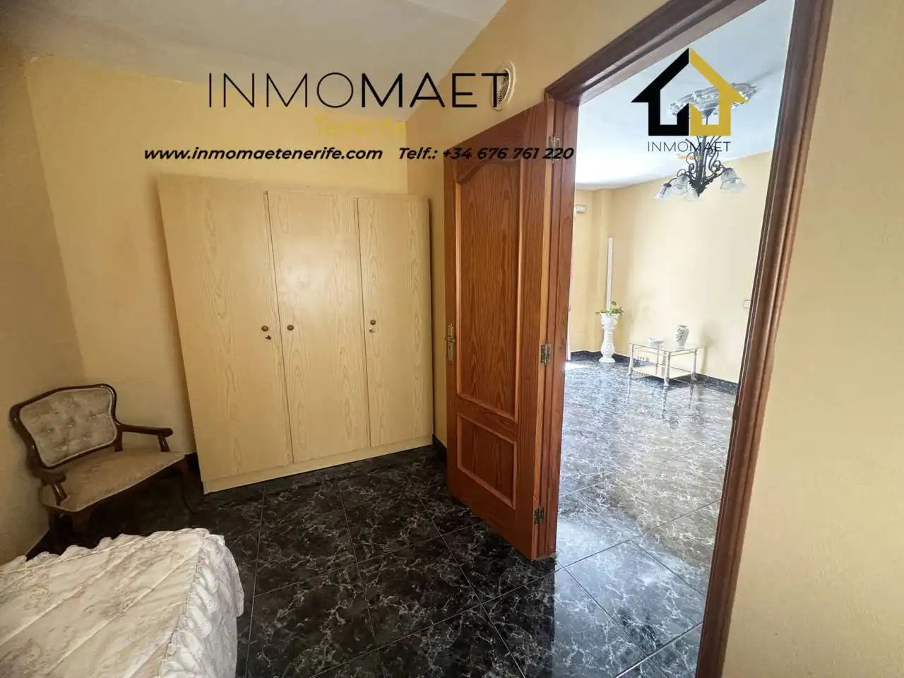 Bedroom of Flat for rent in Icod de los Vinos  with Heating, Terrace and Furnished