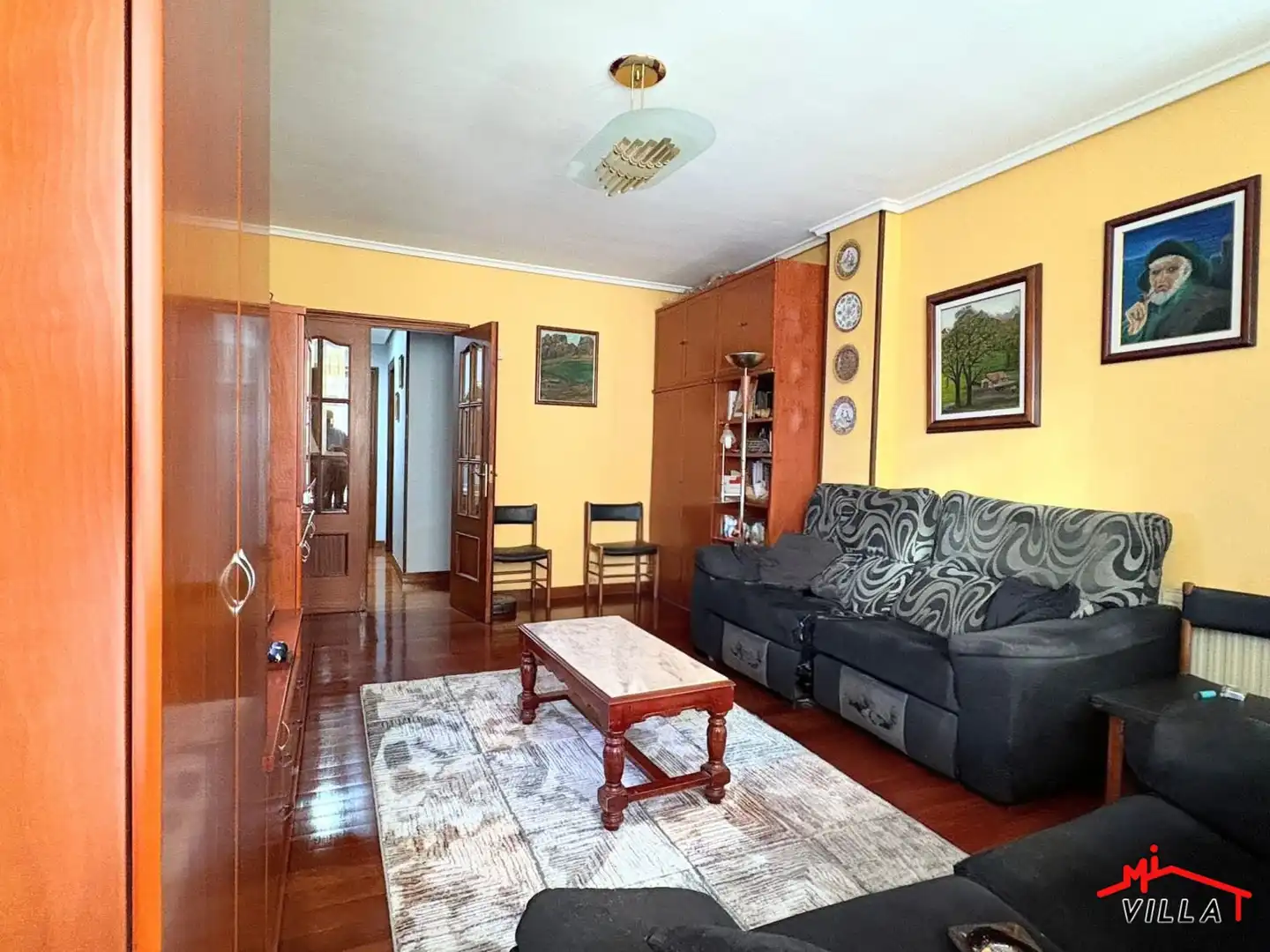 Wohnzimmer von Wohnung zum Verkauf in Colindres mit Heizung, Terrasse und Abstellraum