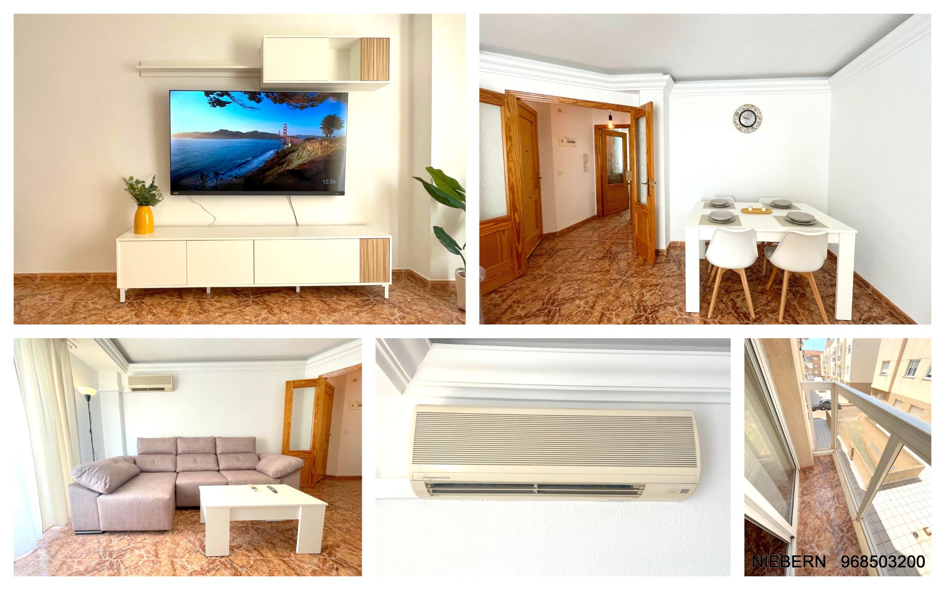 Living room of Flat to rent in Cartagena  with Air Conditioner, Furnished and Oven