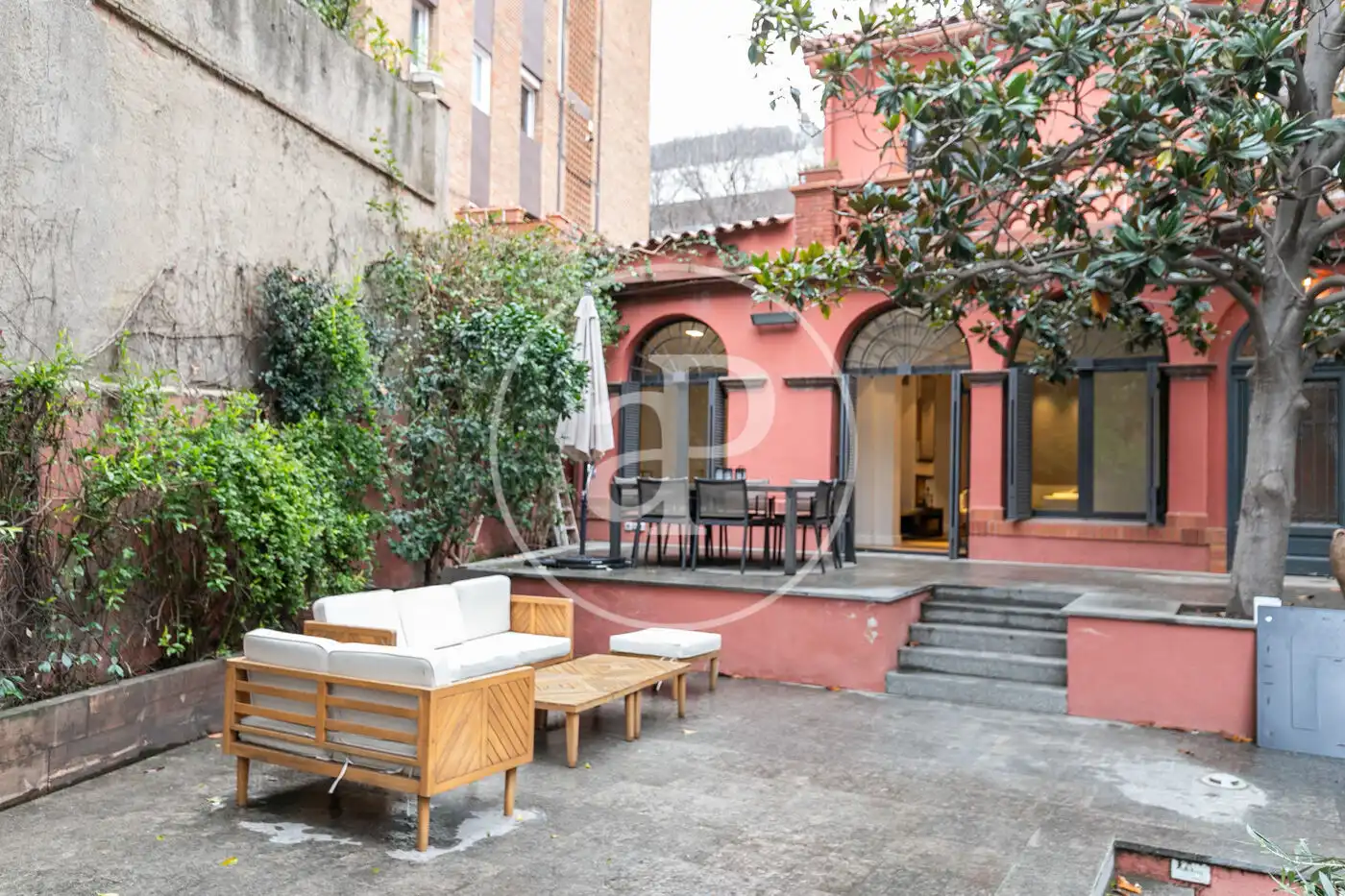 Terrasse von Wohnung zur Miete in Sarrià - Sant Gervasi