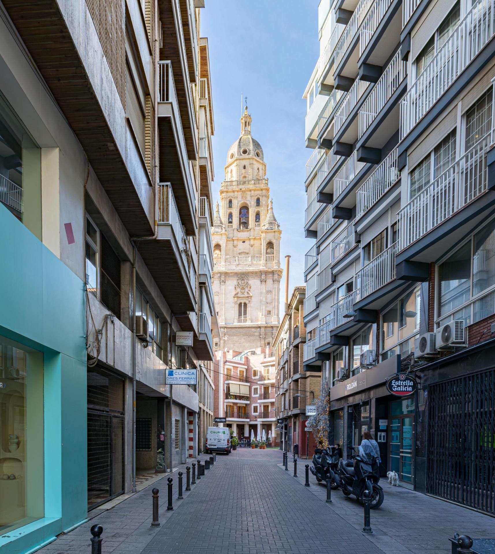 Vista exterior de Pis en venda en  Murcia Capital amb Balcó