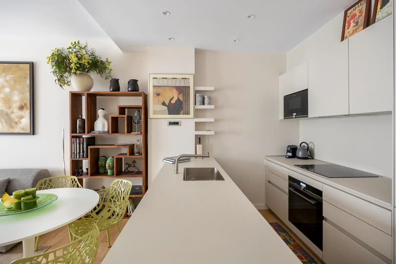 Cuina de Apartament de lloguer en Barcelona amb Aire condicionat, Calefacció i Parquet