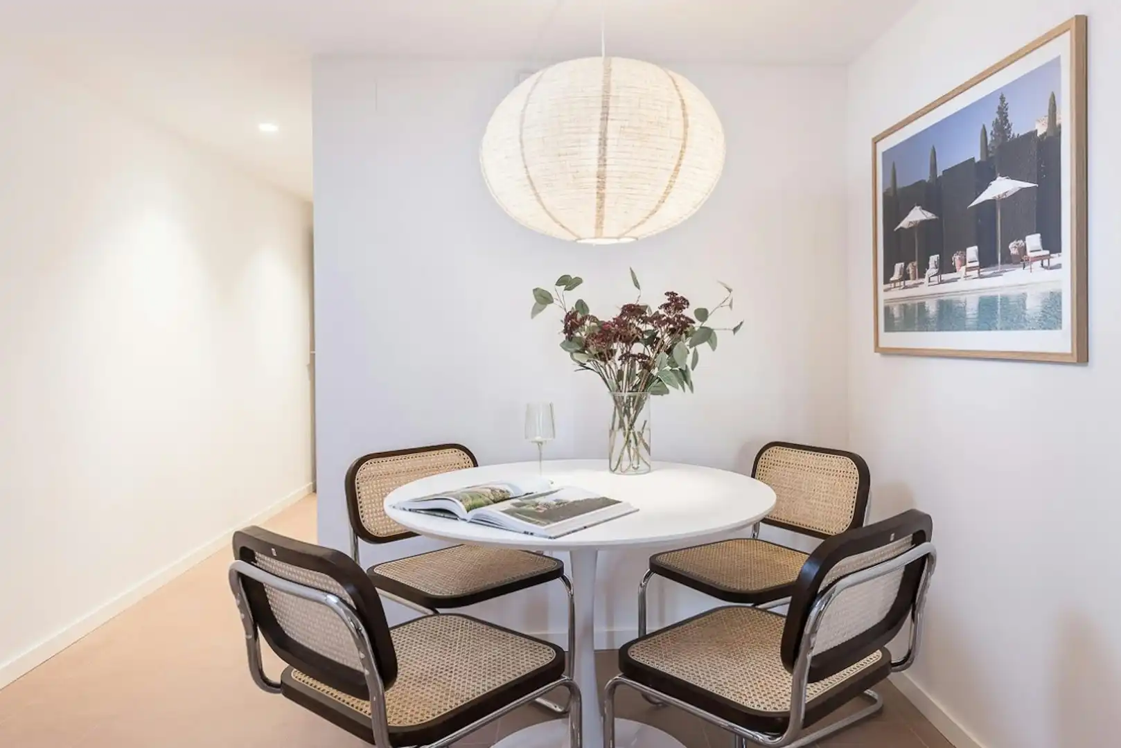 Dining room of Flat for rent in Valencia  with Air Conditioner, Heating and Private garden