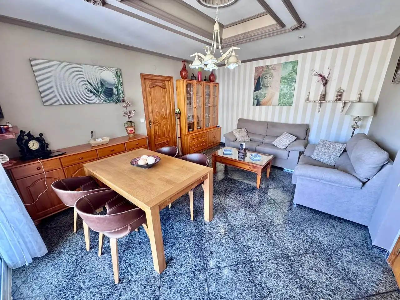 Sala de estar de Apartamento en venta en Cullera con Aire acondicionado, Calefacción y Terraza