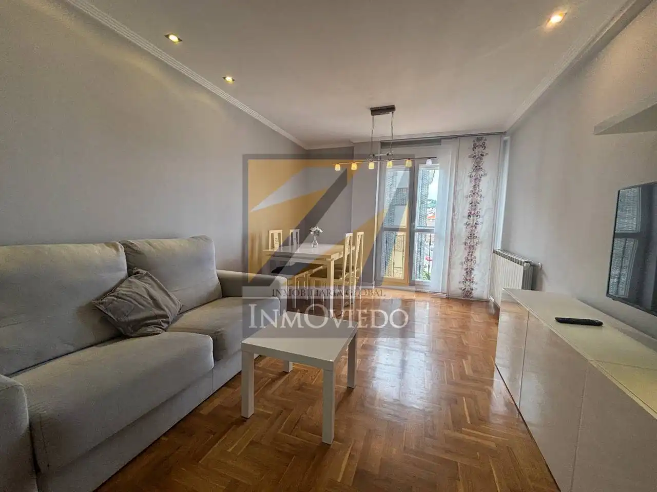 Living room of Flat for rent in Gozón  with Heating, Storage room and Furnished