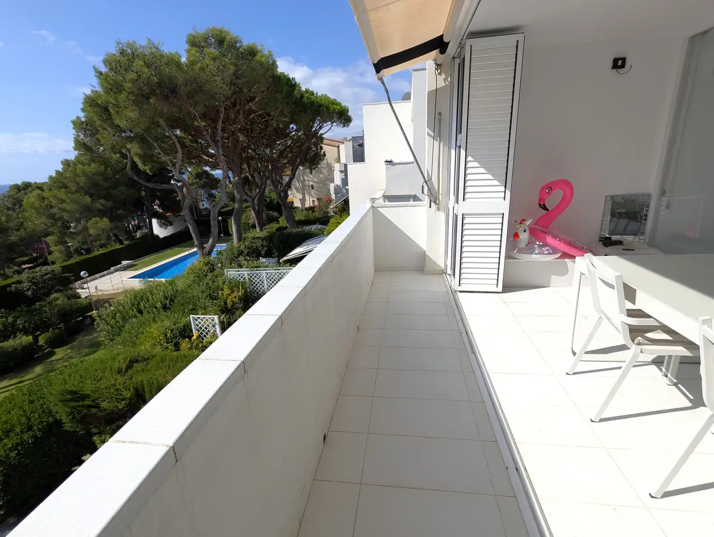 Balcony of Apartments for sale in Castell d'Aro, Platja d'Aro i s'Agaró  with Air Conditioner, Heating and Terrace