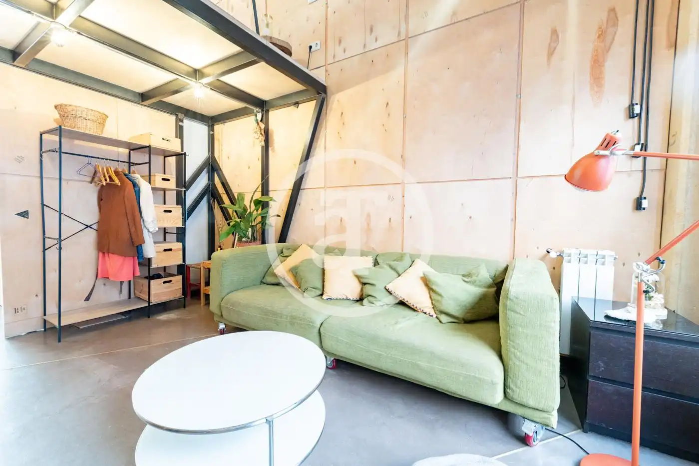 Sala de estar de Dúplex de alquiler en Madrid con Calefacción, Amueblado y Horno