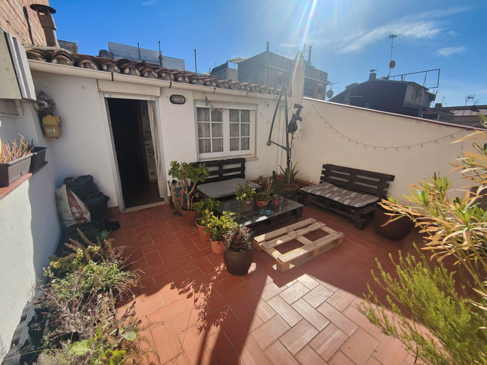 Terrassa de Casa adosada en venda en Granollers amb Calefacció, Terrassa i Moblat