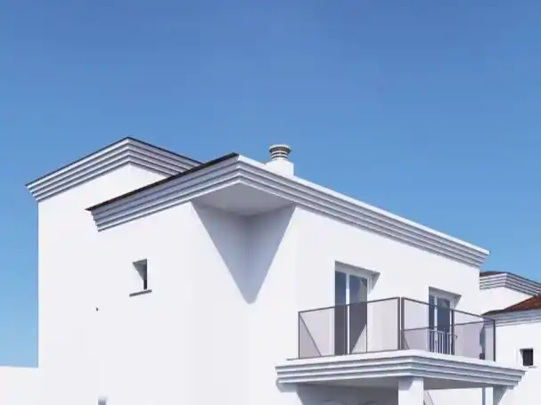 Vista exterior de Casa o xalet en venda en Castalla amb Aire condicionat, Jardí privat i Piscina