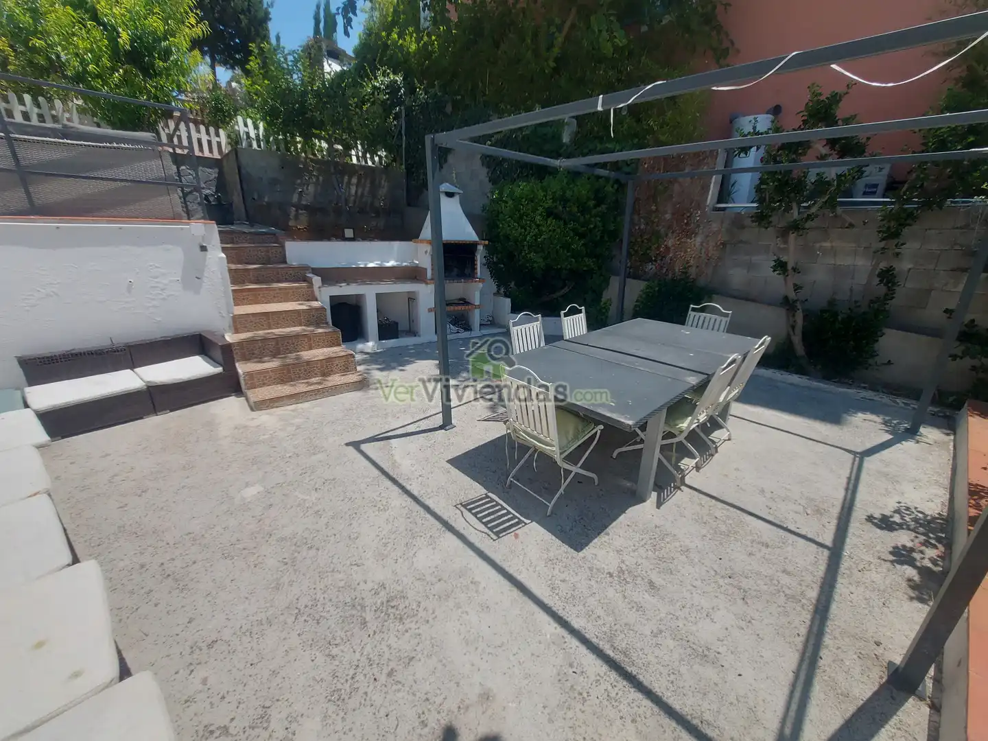 Terrassa de Casa o xalet en venda en Olivella amb Calefacció, Jardí privat i Parquet