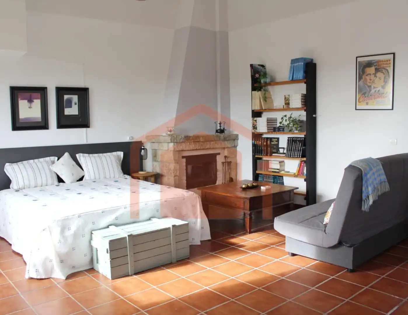 Wohnzimmer von Country house zum Verkauf in Cipérez mit Klimaanlage, Heizung und Terrasse