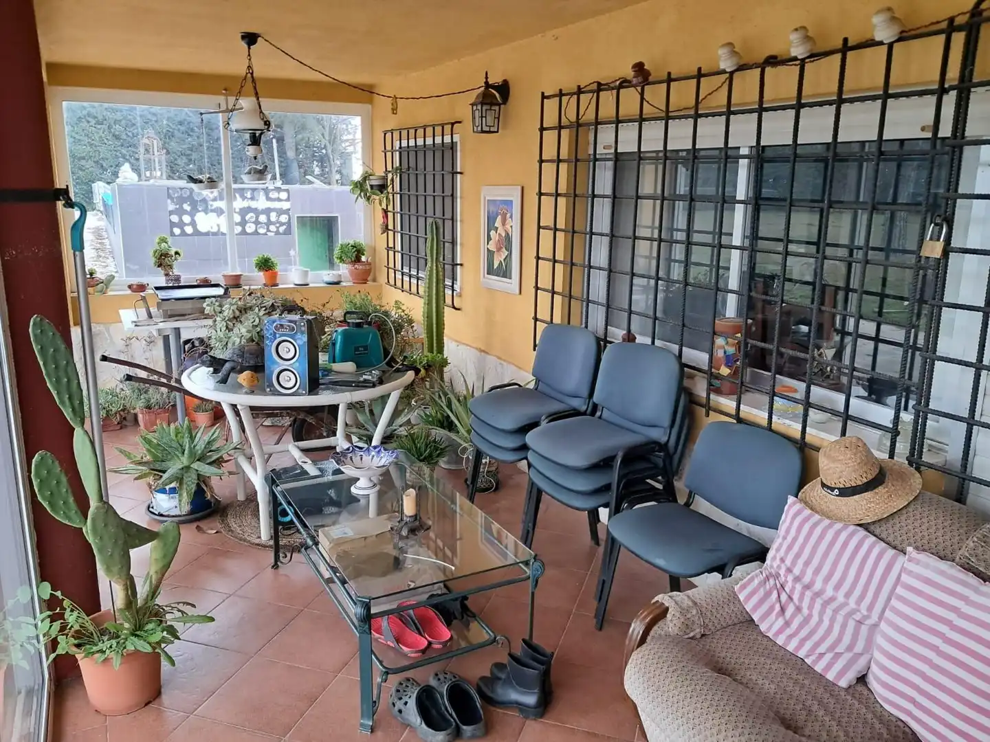 Terrasse von Wohnung zum Verkauf in La Vellés  mit Privatgarten und Schwimmbad