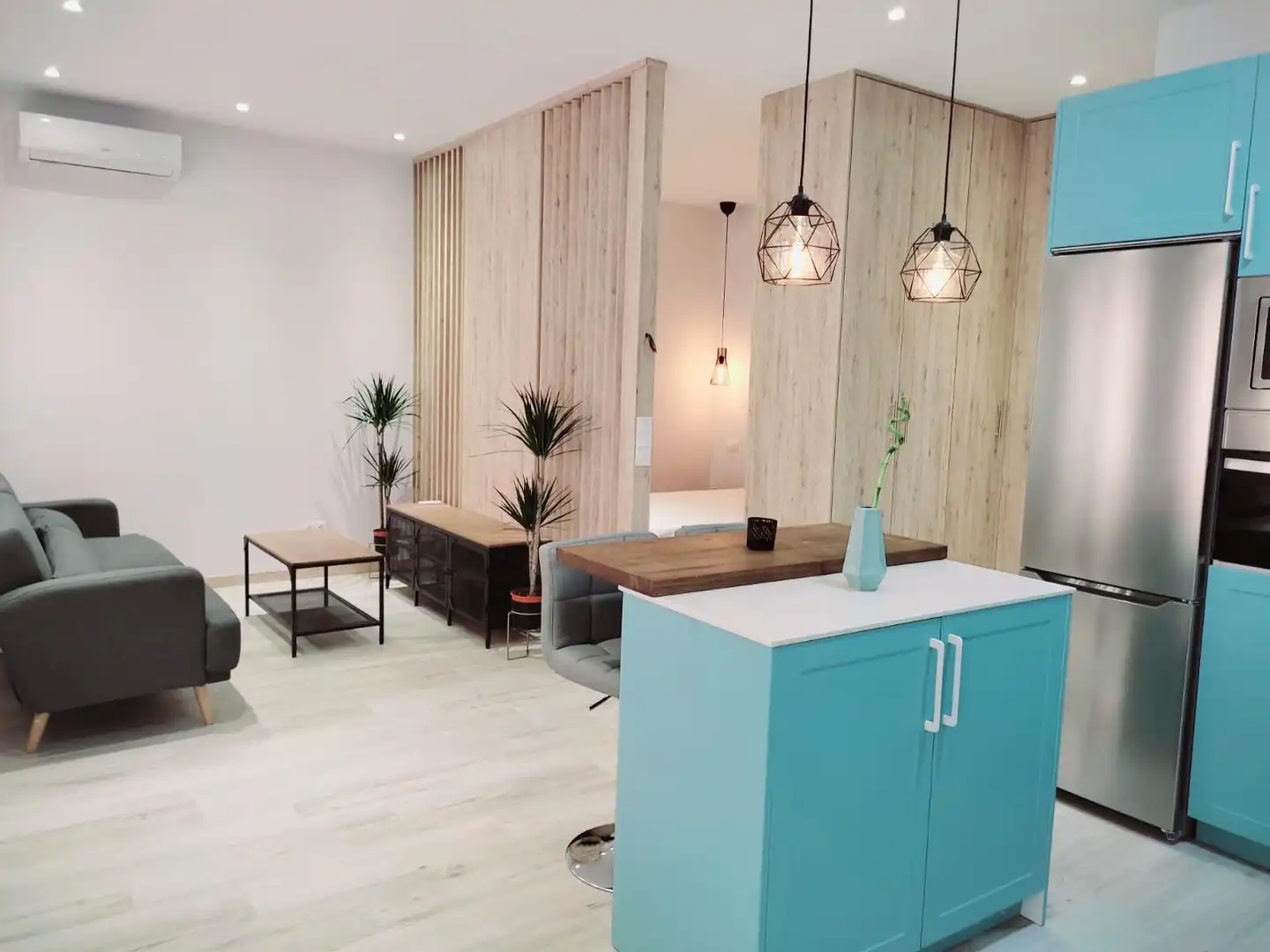 Cuina de Apartament en venda en Getafe amb Aire condicionat, Calefacció i Moblat