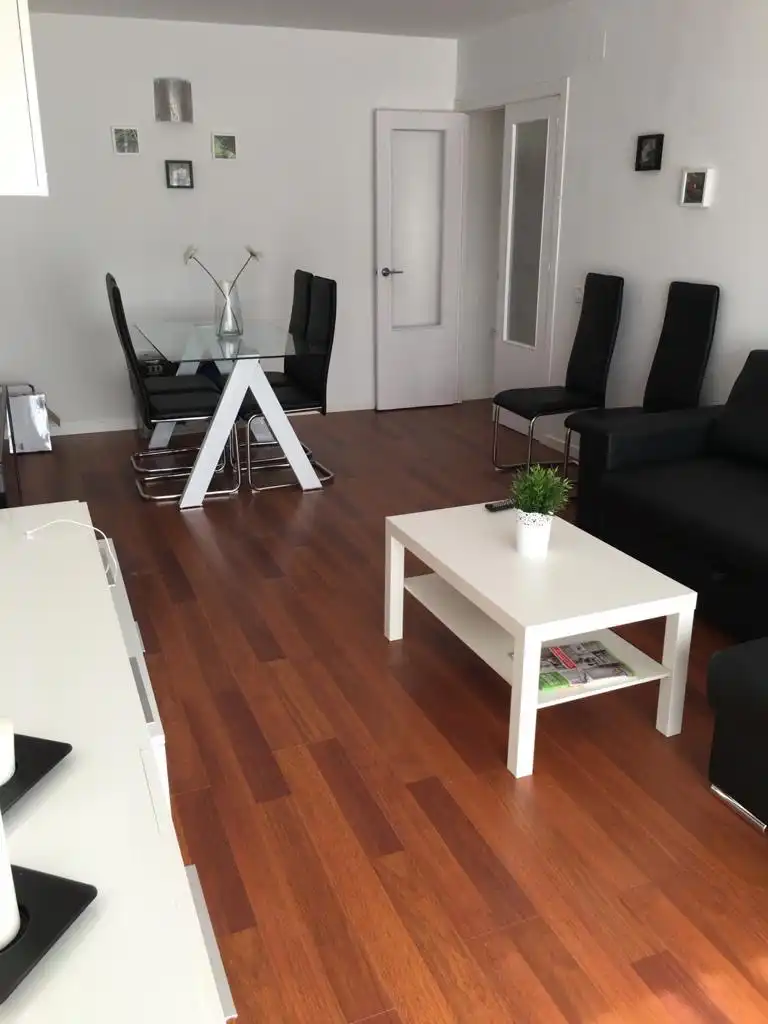 Sala de estar de Piso de alquiler en Málaga con Aire acondicionado, Amueblado y Horno