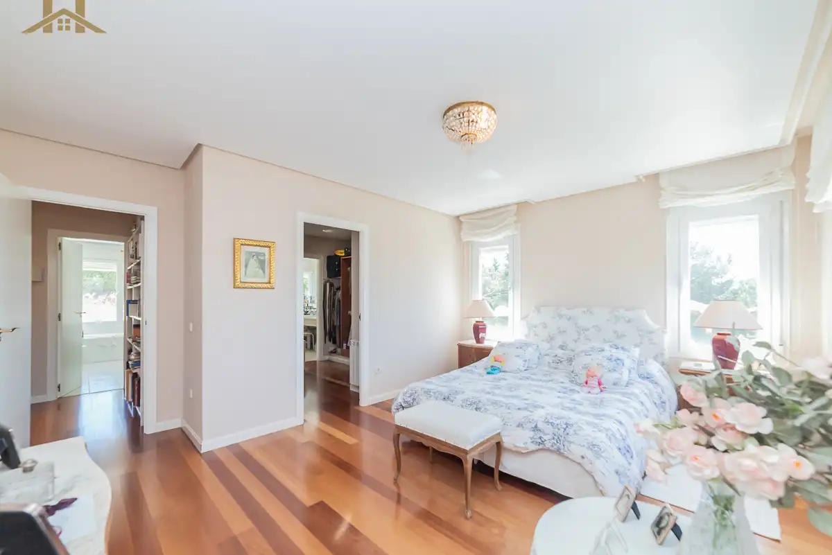 Schlafzimmer von Haus oder Chalet zum Verkauf in Torrelodones mit Heizung, Privatgarten und Terrasse