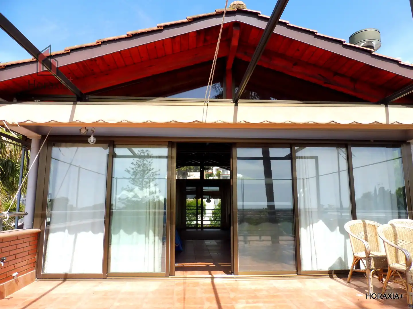 Terrasse von Haus oder Chalet zur Miete in Castelldefels mit Klimaanlage, Heizung und Privatgarten