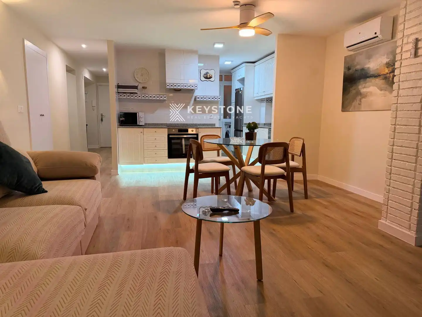 Kitchen of Flat for rent in Alicante / Alacant  with Air Conditioner, Heating and Terrace