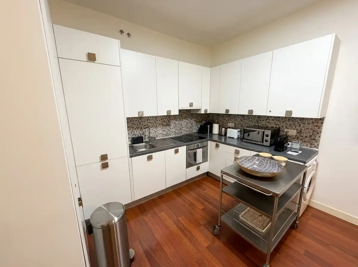 Cuina de Apartament en venda en Madrid amb Aire condicionat i Moblat