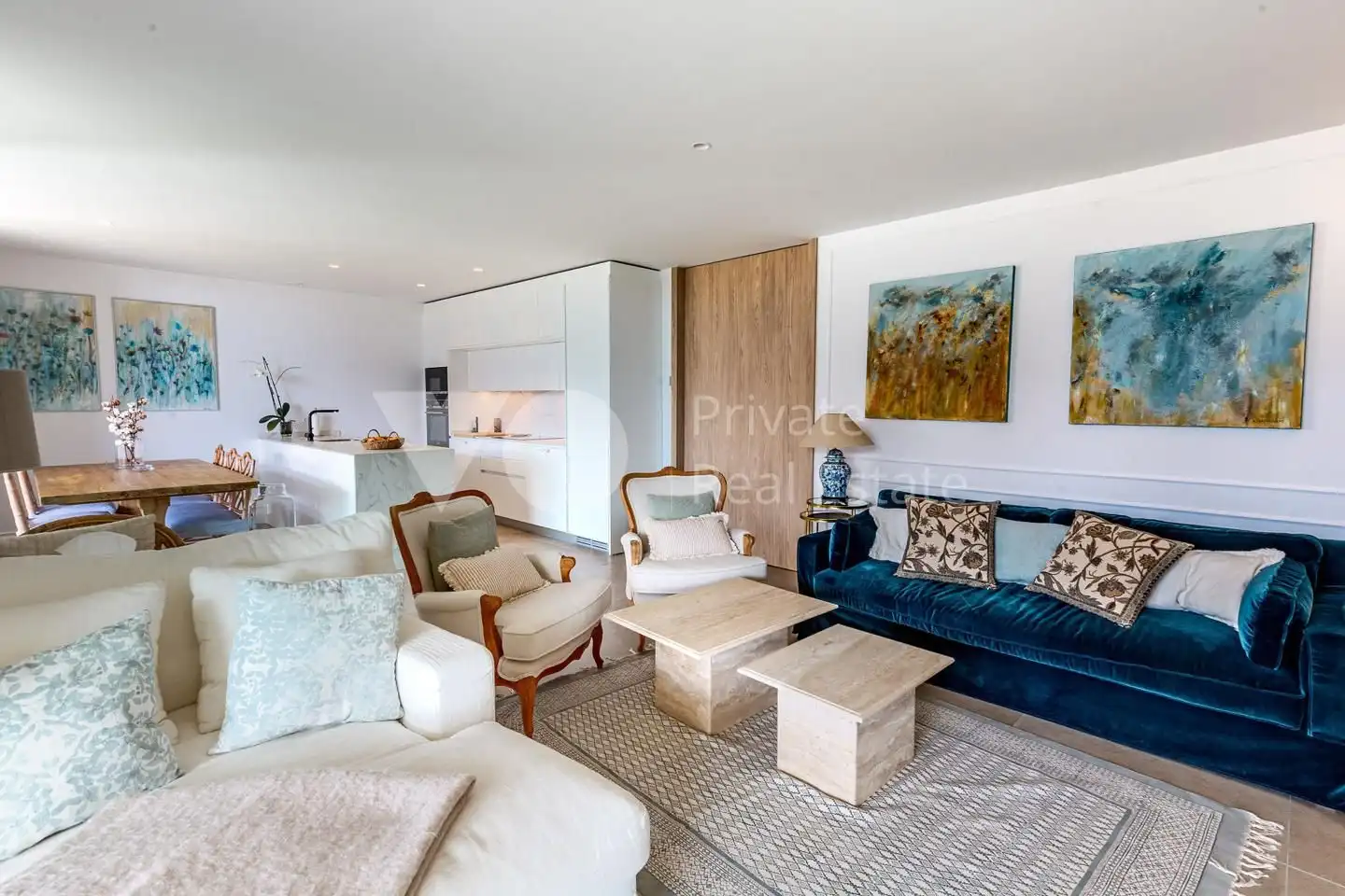 Sala de estar de Piso en venta en Pozuelo de Alarcón con Aire acondicionado, Calefacción y Terraza