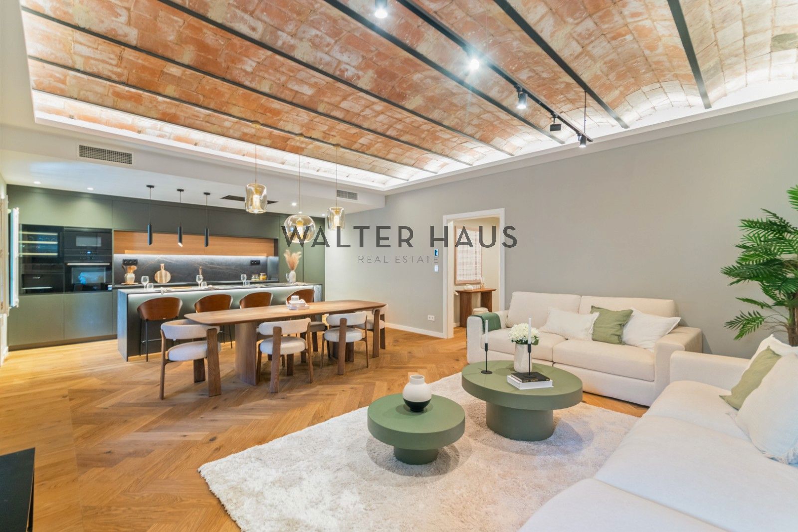 Living room of Flat for sale in  Barcelona Capital  with Air Conditioner, Heating and Furnished